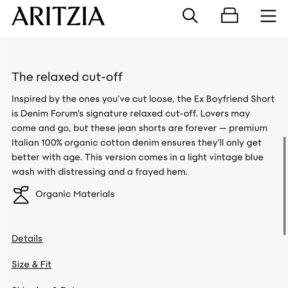 Denim Forum Ex-Boyfriend High-Rise short - Picture 3 of 4